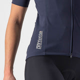 Maglia donna Castelli Perfetto RoS 2W Wind - Blu - I