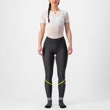 Calzamaglia senza bretelle donna Castelli Velocissima DT - Nero verde - E