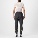 Calzamaglia senza bretelle donna Castelli Velocissima DT - Nero verde - F
