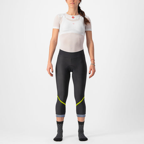 Bermuda donna Castelli Velocissima DT - Nero verde - E