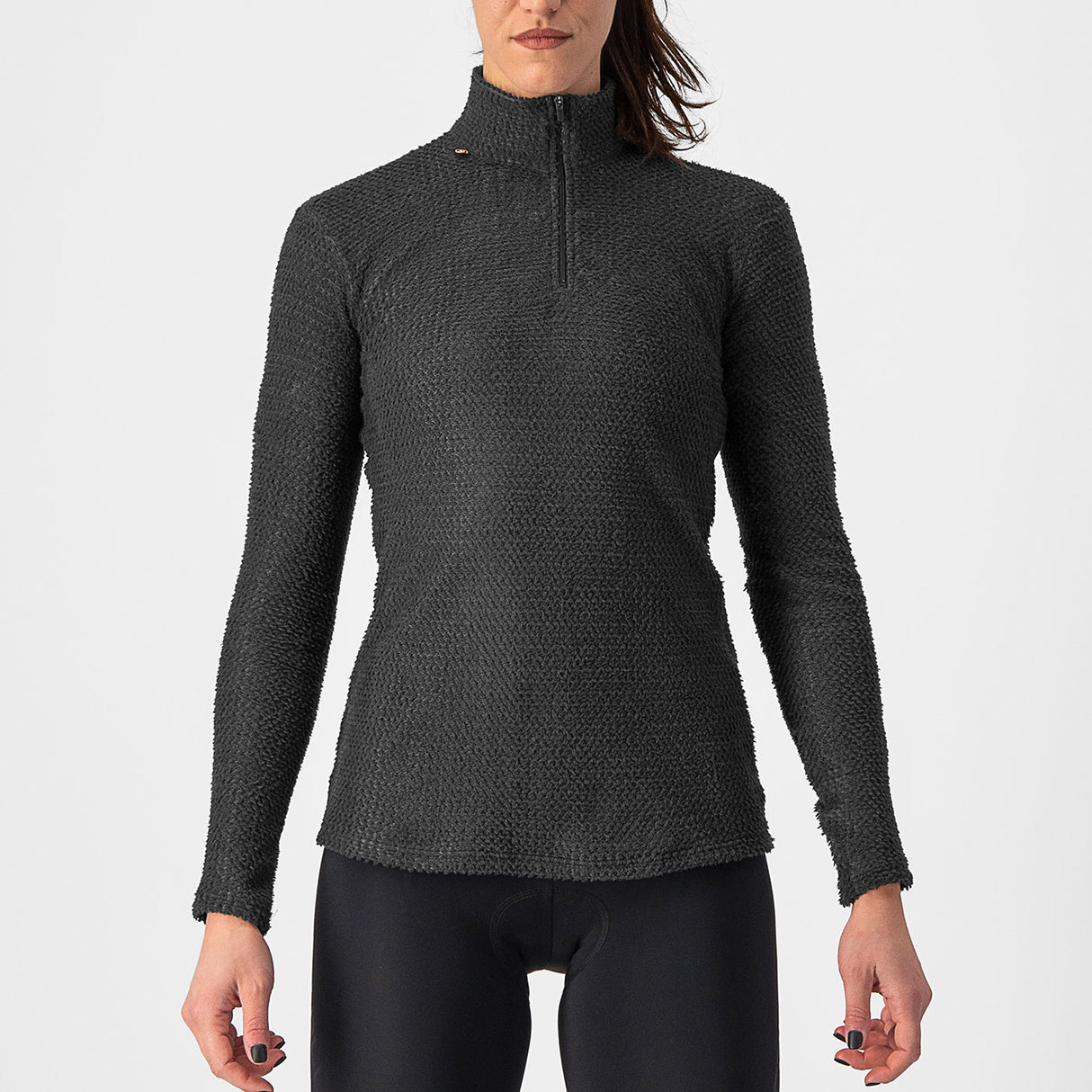 Maglia intima maniche lunghe donna Castelli Cold Days - Nero - C