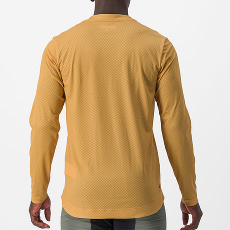 Maglia maniche lunghe Castelli Trail Tech Tee 2 - Giallo - P