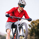 Maglia maniche lunghe Castelli Trail Tech Tee 2 - Rosso - I
