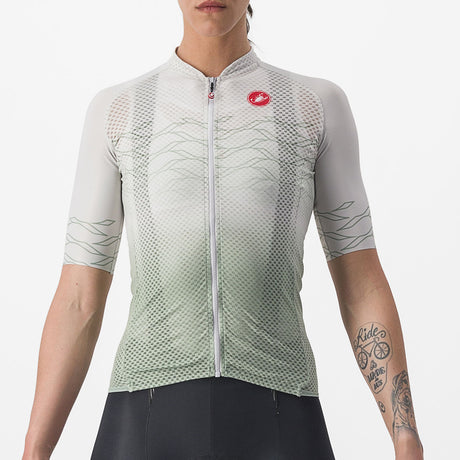 Maglia donna Castelli Climber's 2.0 - Bianco verde - L
