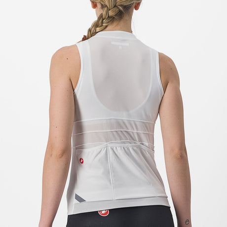 Maglia donna senza maniche Castelli Anima 4 - Bianco - I