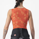 Maglia intima senza maniche donna Castelli Pro Mesh 4 - Arancio - B