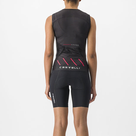 Pantaloncini donna Castelli Ride Run - Nero - C