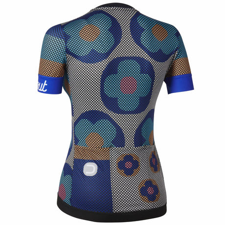 Maglia donna Dotout Flower - Blu - L