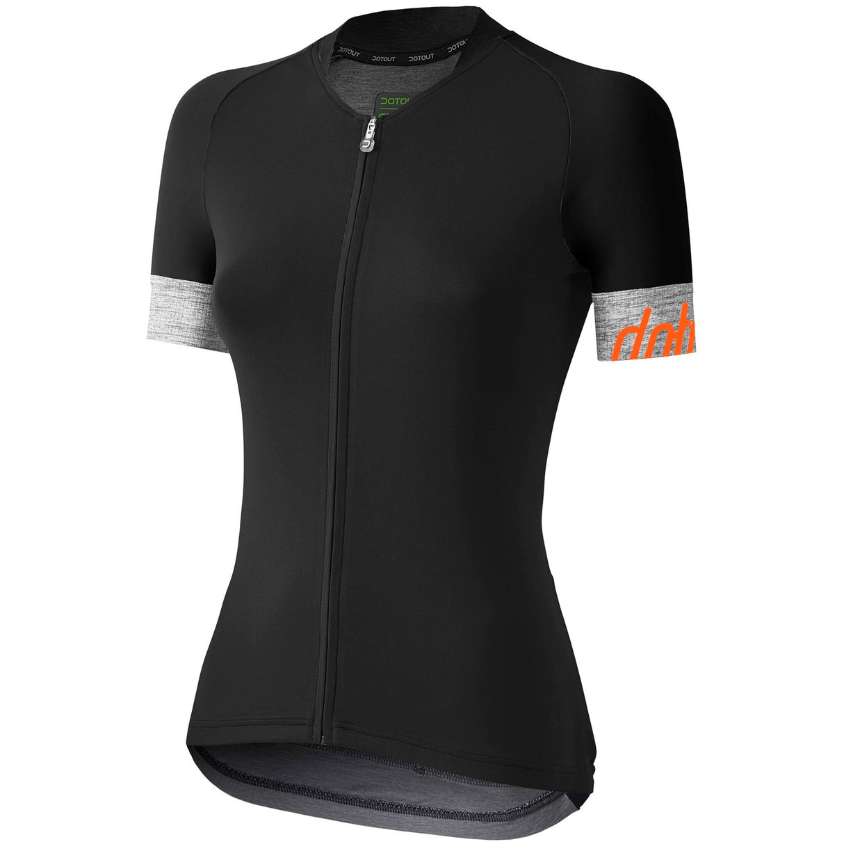 Maglia Dotout Crew Donna - Nero grigio melange - O