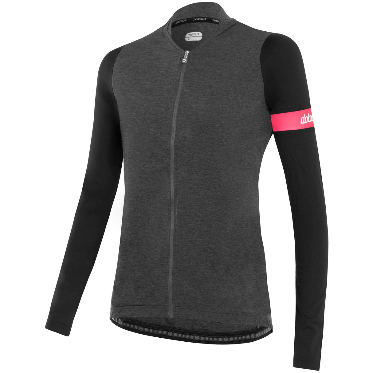 Maglia donna a maniche lunghe Dotout Block - Grigio scuro - I