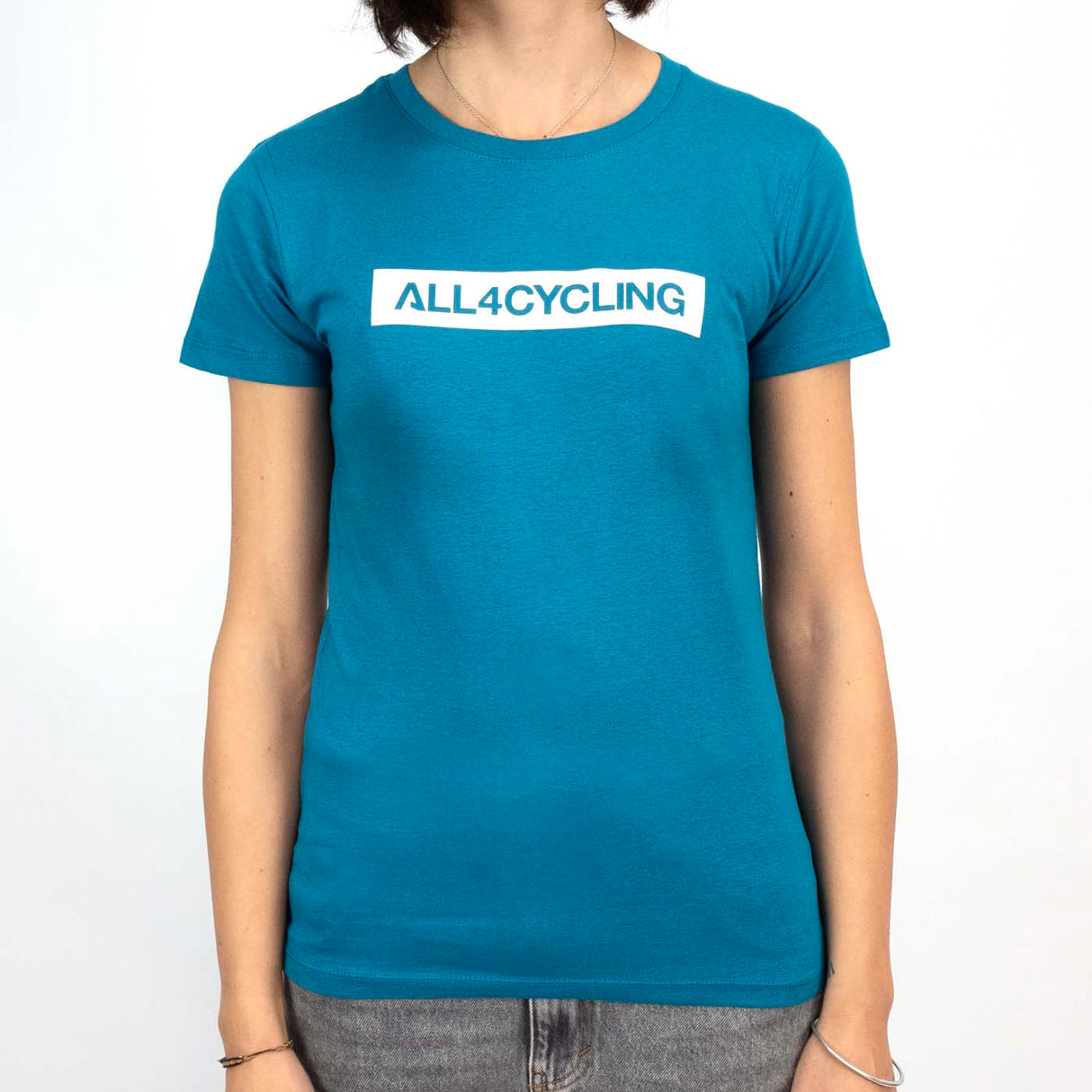 T-Shirt donna All4cycling - Blu - O