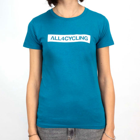 T-Shirt donna All4cycling - Blu - O