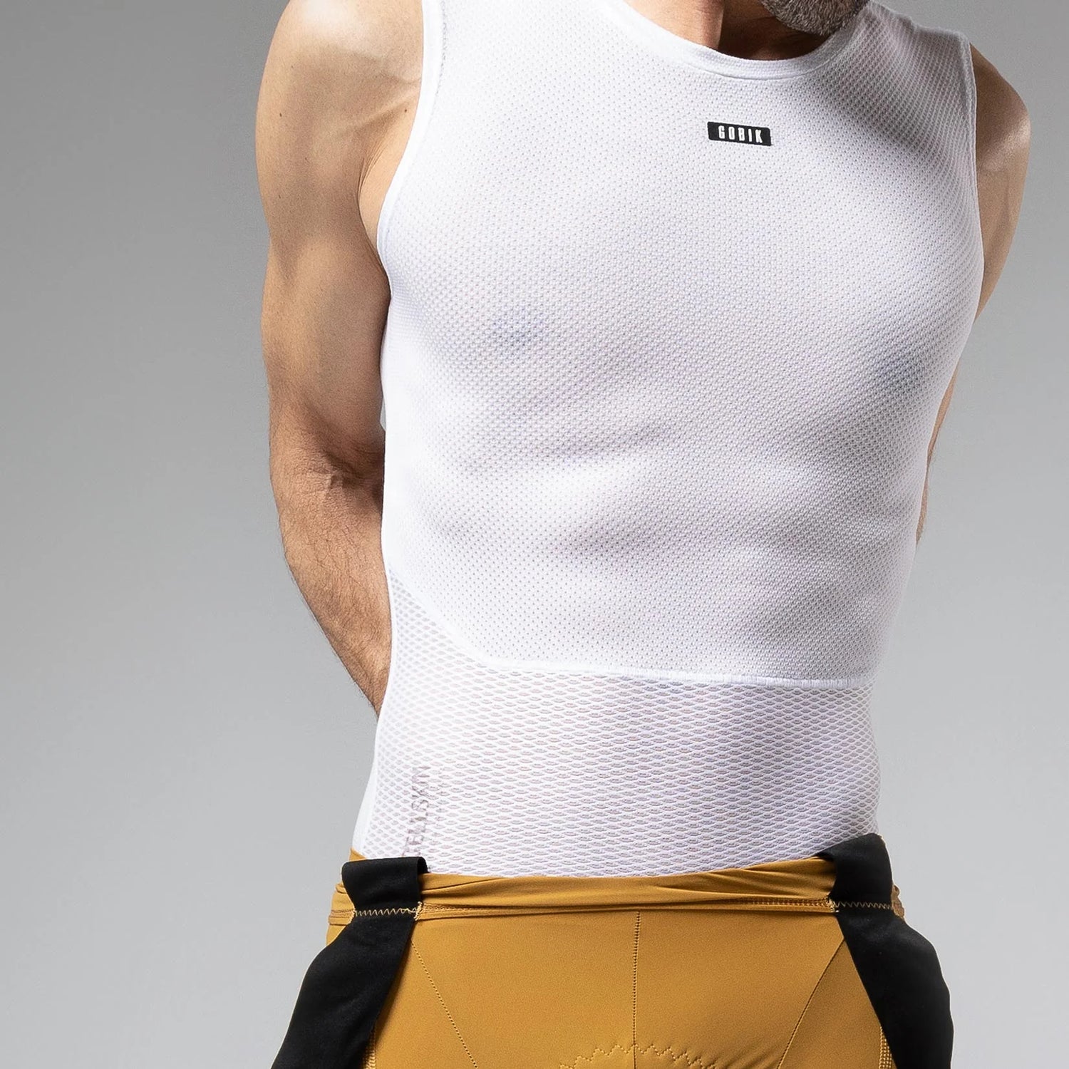 Maglia intima senza maniche Gobik Cell Skin Hakuba - Bianco - L