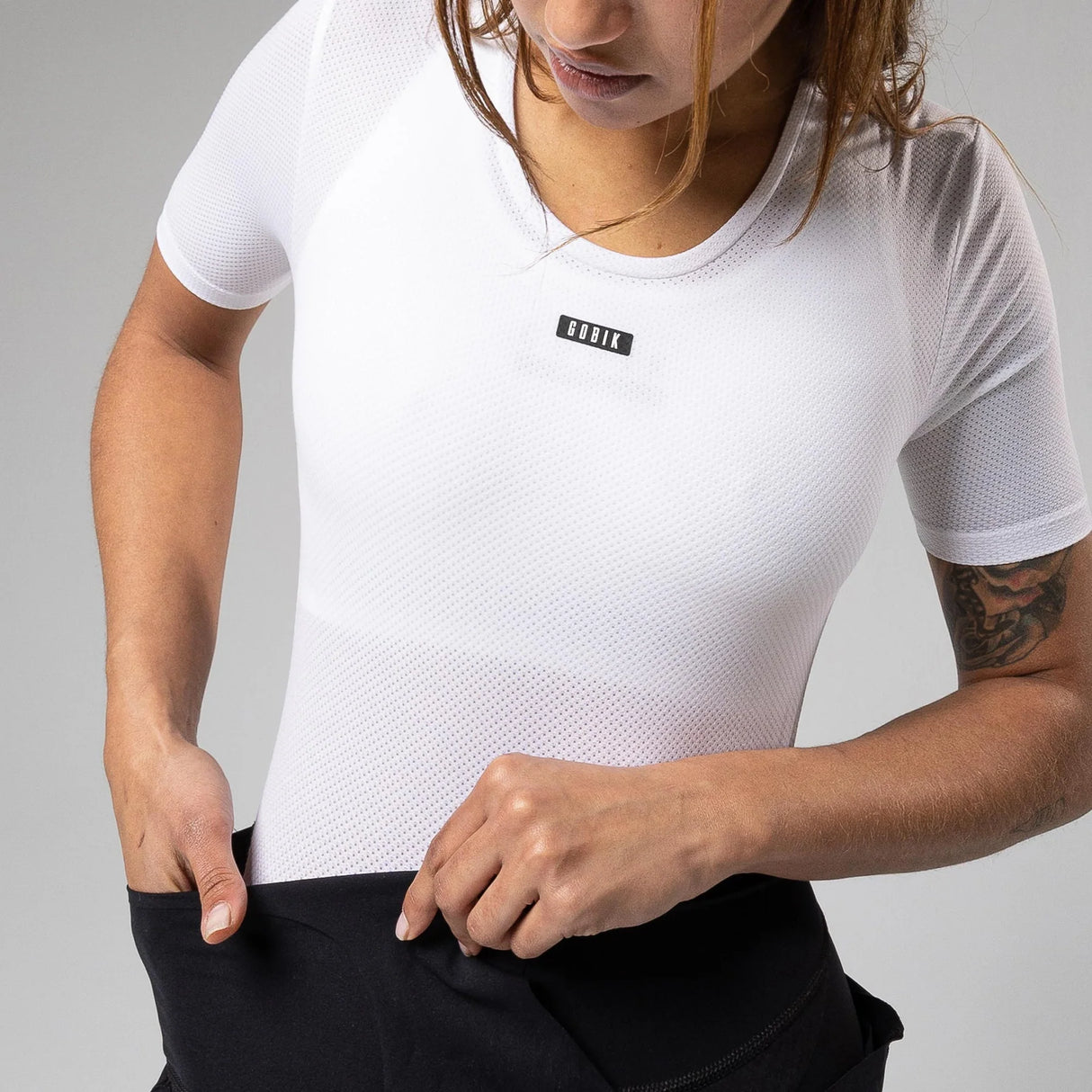 Maglia intima donna Gobik Cell Skin Hakuba - Bianco - B