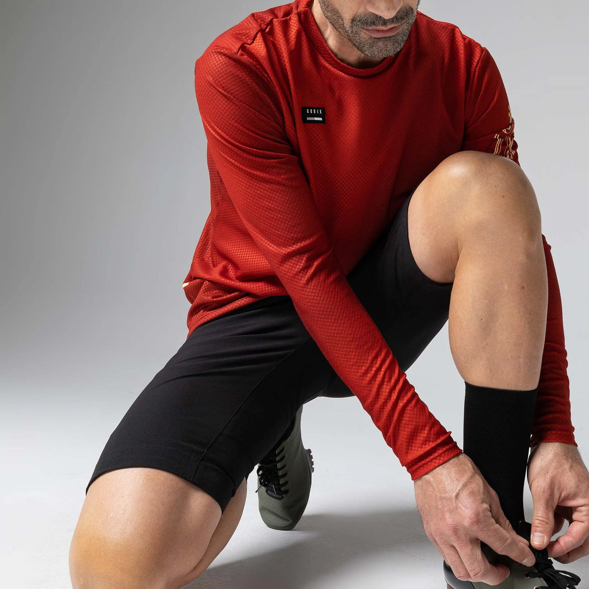 Maglia maniche lunghe Gobik Terrain Rooibos - Rosso - G