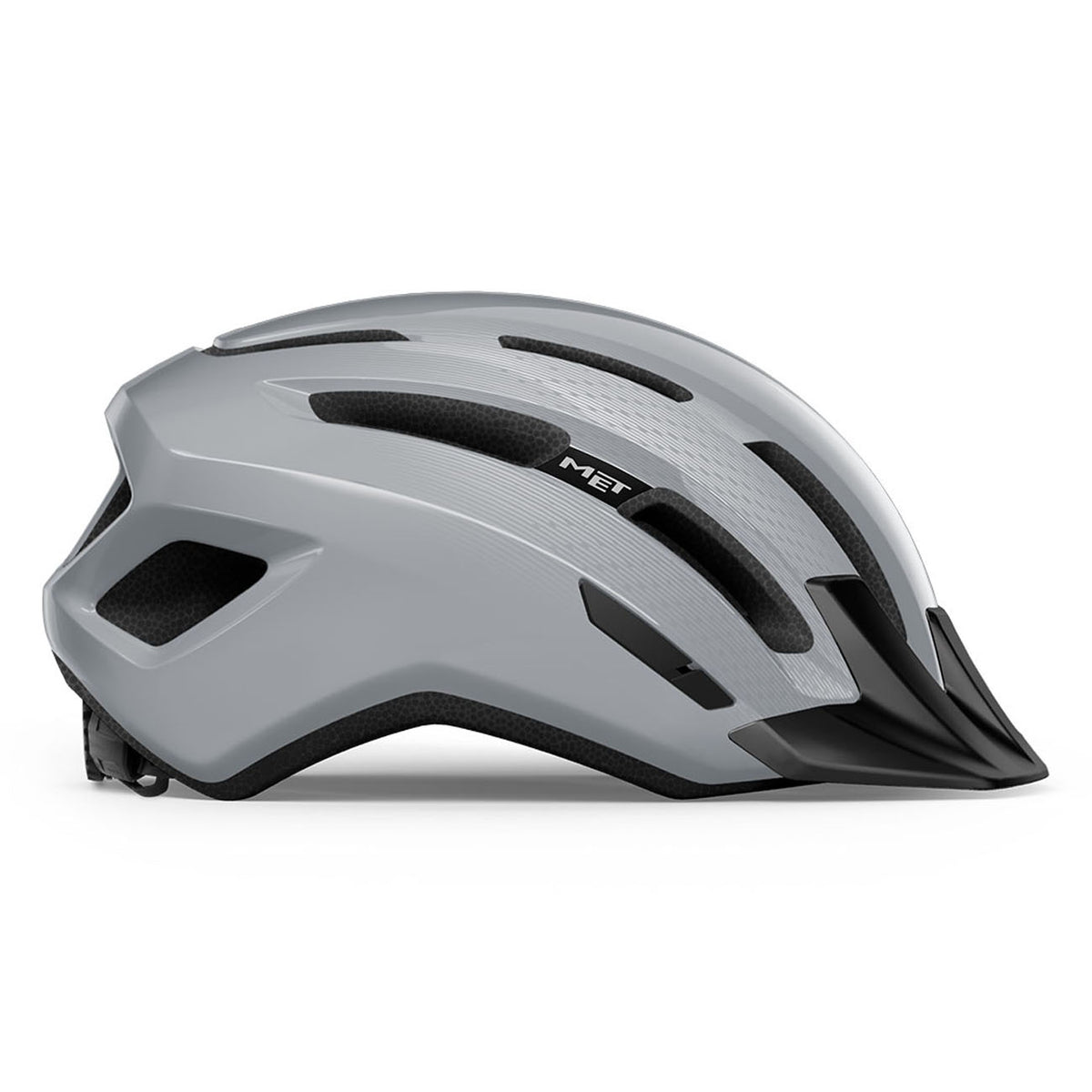 Casco Met Downtown - Grigio lucido - D