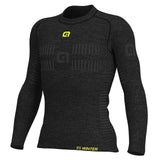 Maglia intima maniche lunghe Ale Seamless Wool - Grigio