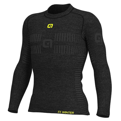 Maglia intima maniche lunghe Ale Seamless Wool - Grigio