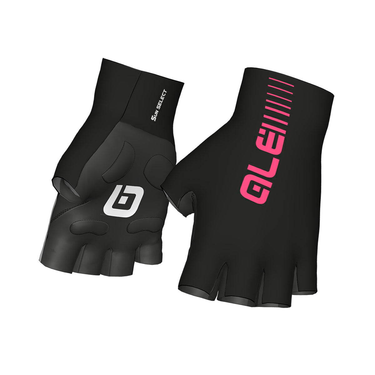 Guanti Ale Sunselect Crono - Nero rosa