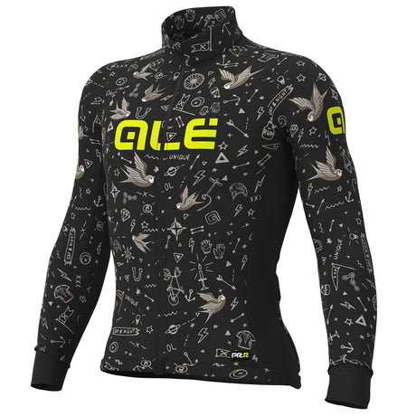 Maglia maniche lunghe Ale PRR Versilia - Nero