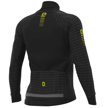 Maglia maniche lunghe Ale PRR Green Road - Nero giallo