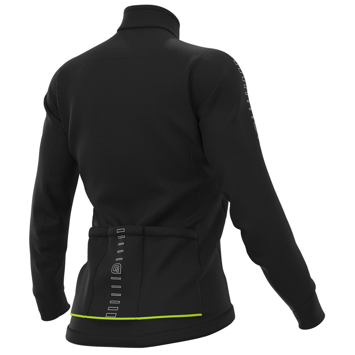 Maglia maniche lunghe donna Ale Solid Fondo - Nero