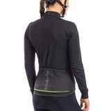 Maglia maniche lunghe donna Ale Solid Fondo - Nero