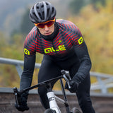 Maglia maniche lunghe Ale Solid Thorn - Nero rosso - E