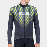 Maglia maniche lunghe Ale Solid Thorn - Nero giallo - B