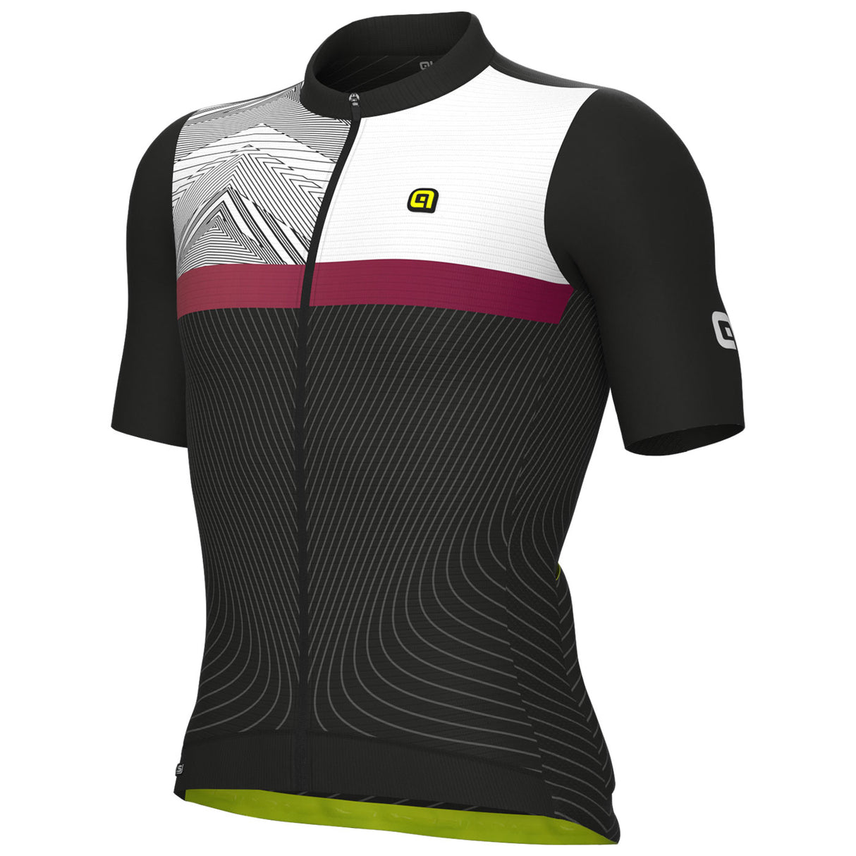 Maglia Ale PR-S Zig Zag - Nero - P