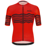 Maglia Santini Tono Profilo - Rosso - I