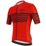 Maglia Santini Tono Profilo - Rosso - L