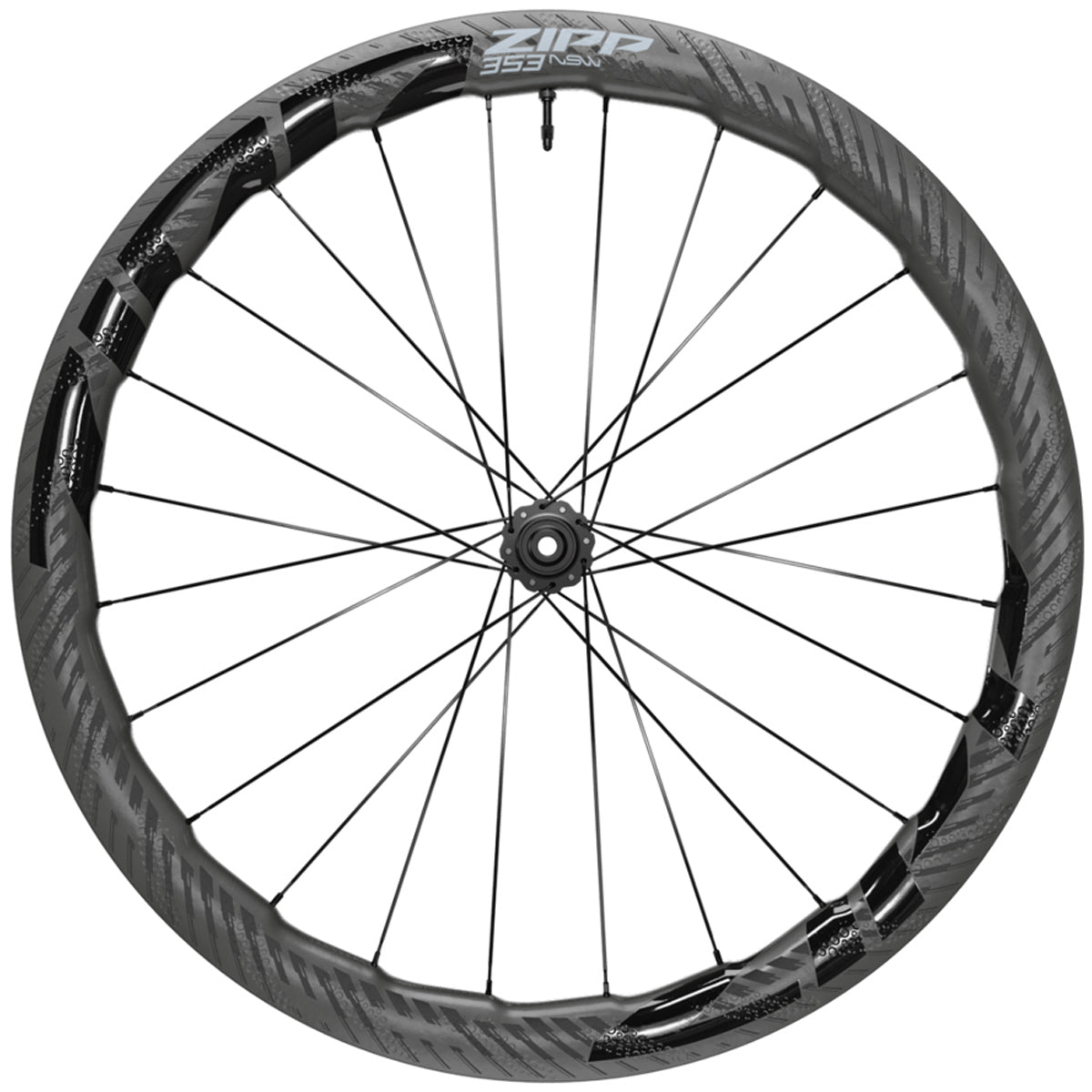 Zipp 353 NSW tubeless disc center lock Hinterrad