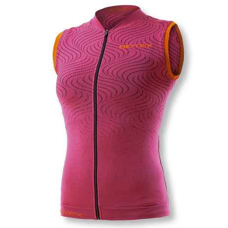 Maglia donna senza maniche Biotex Soffio - Fucsia - O