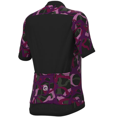Maglia donna Ale Off Road Woodland - Viola - M