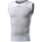 Maglia intima senza maniche Biotex + Carbon - Bianco