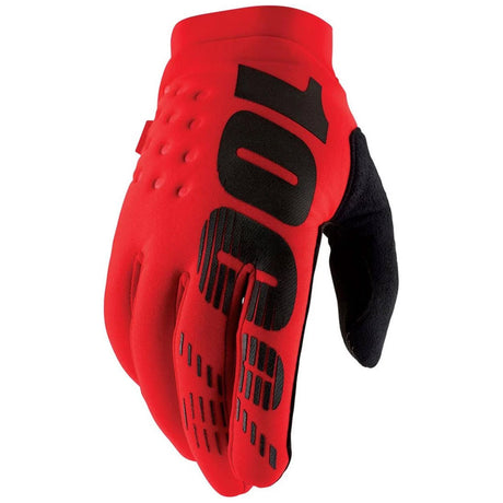 Guanti 100% Brisker - Rosso - E