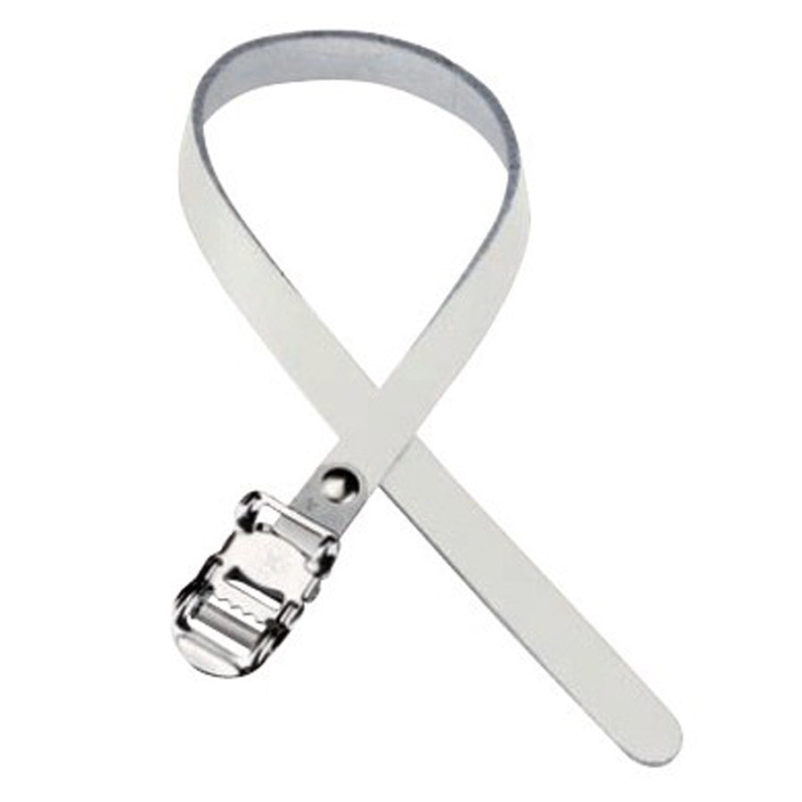 Cinghie per pedali Brn Leather - Bianco