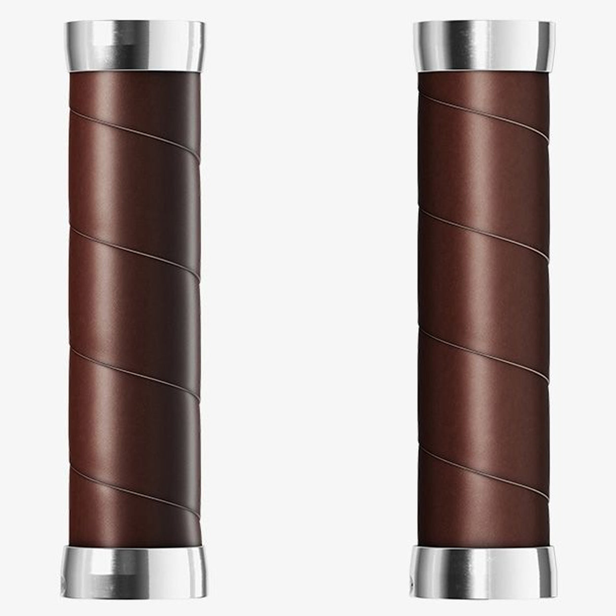 Manopole Brooks Slender Leather 130mm - Marrone - O