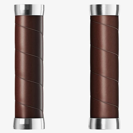 Manopole Brooks Slender Leather 130mm - Marrone - O