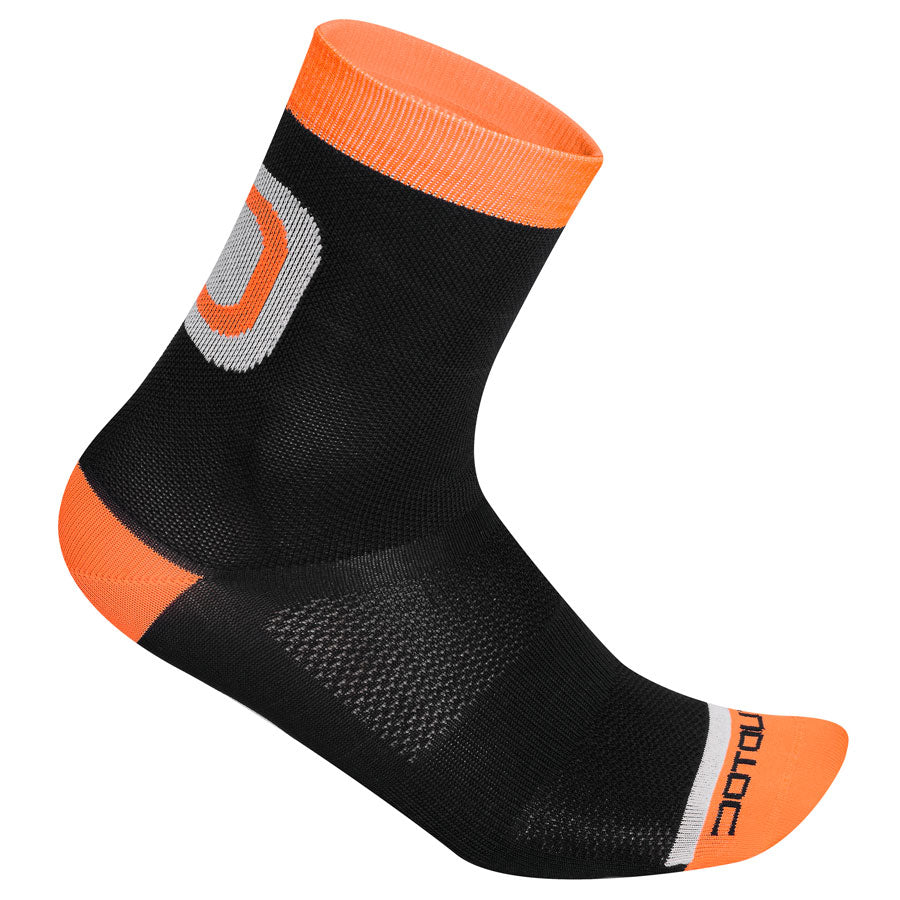 Calze DotOut Logo 13 - Nero Arancio