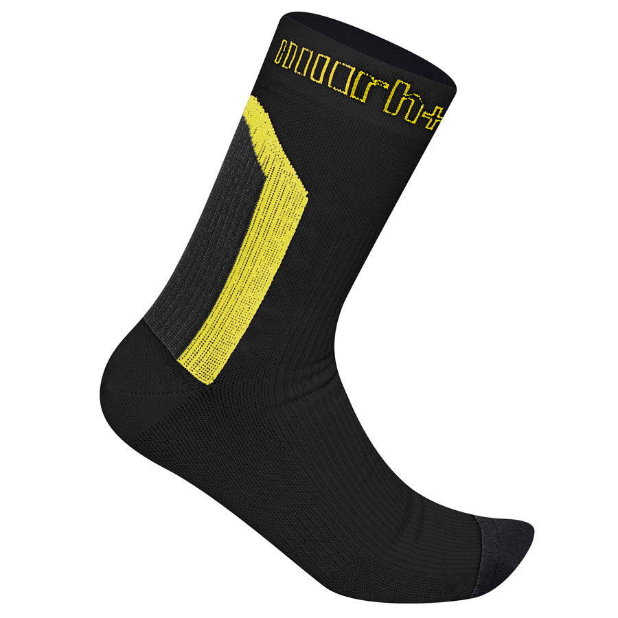 Calze Rh+ AirX 15 - Nero Giallo Fluo