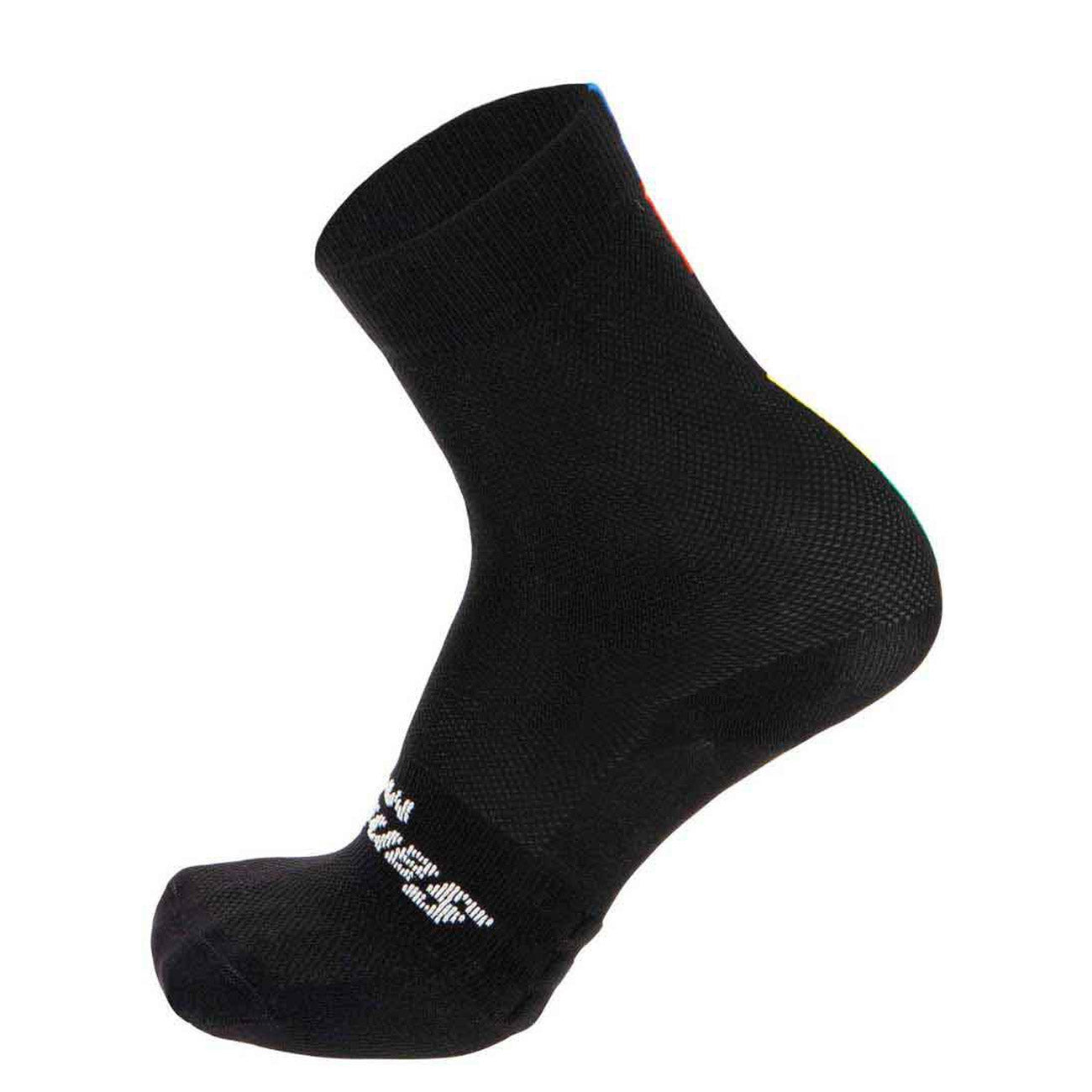 Calze Santini UCI Rainbow - Nero