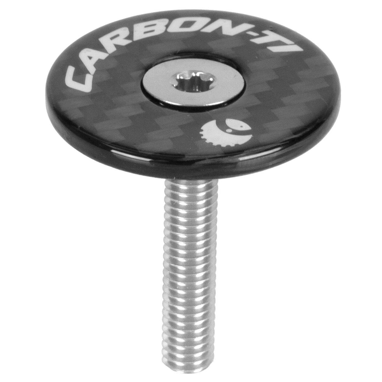 Tappo serie sterzo Carbon-Ti X-Cap Carbon - Argento - D
