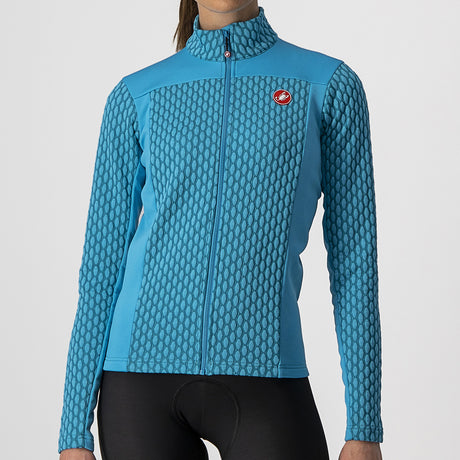Maglia maniche lunghe donna Castelli Sfida 2 - Blu - M