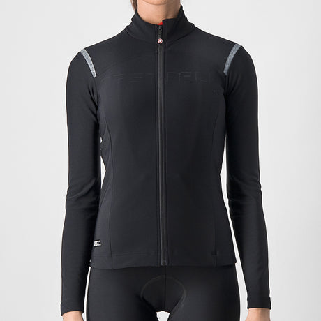 Maglia maniche lunghe donna Castelli Tutto Nano RoS - Nero - P