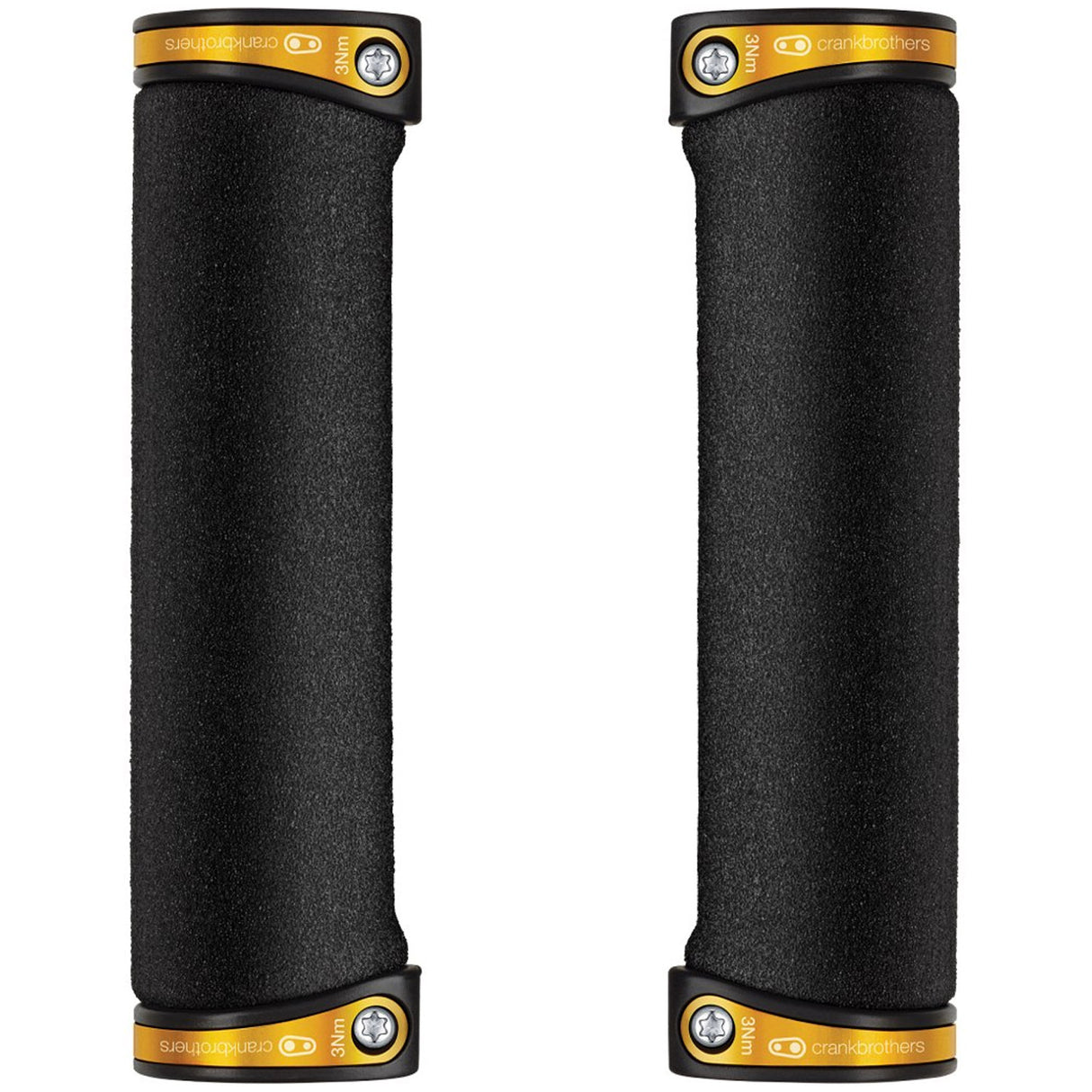 Manopole Crank Brothers Cobalt - Nero oro