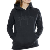 Felpa donna Craft Overhead Logo - Nero