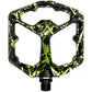 Pédales Crank Brothers Stamp 7 Splatter Small - Noir vert