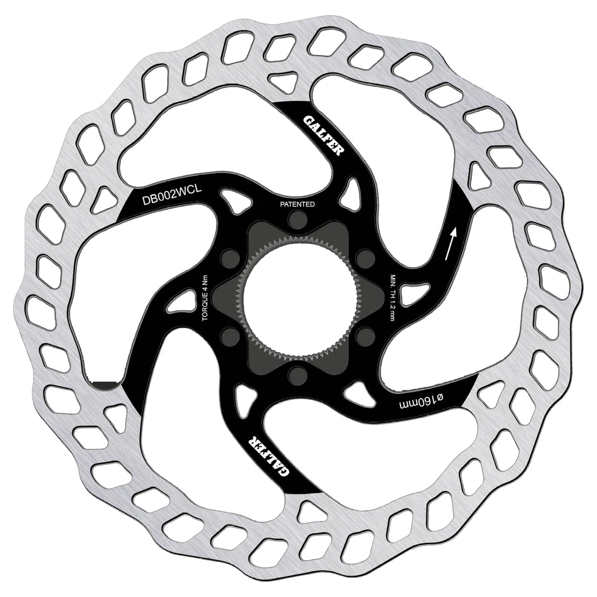 Disco Galfer Mtb Wave Center lock - 180 mm - O